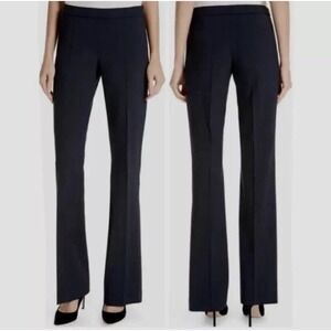 Hugo Boss Wool Blend Slacks Pants 8 Black Business Casual Workwear Career Job